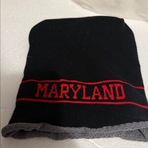 Under Armour Black and Red Beanie Hat